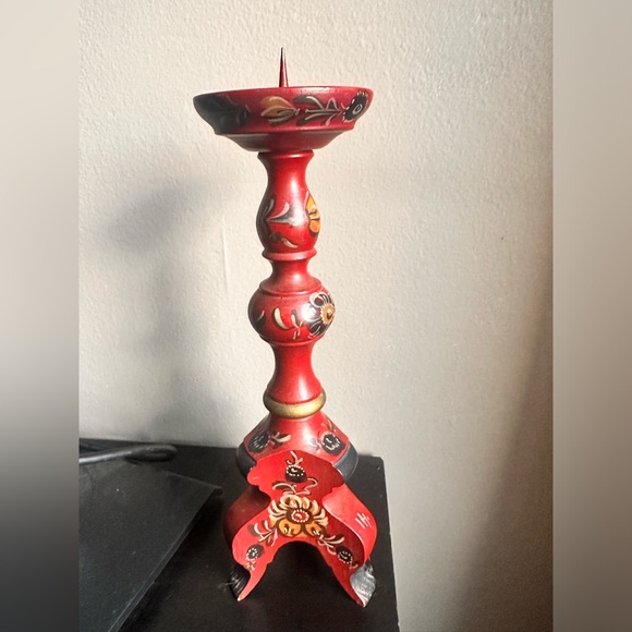 Handpainted vintage candle stick 🕯️ - Picture 4 of 4